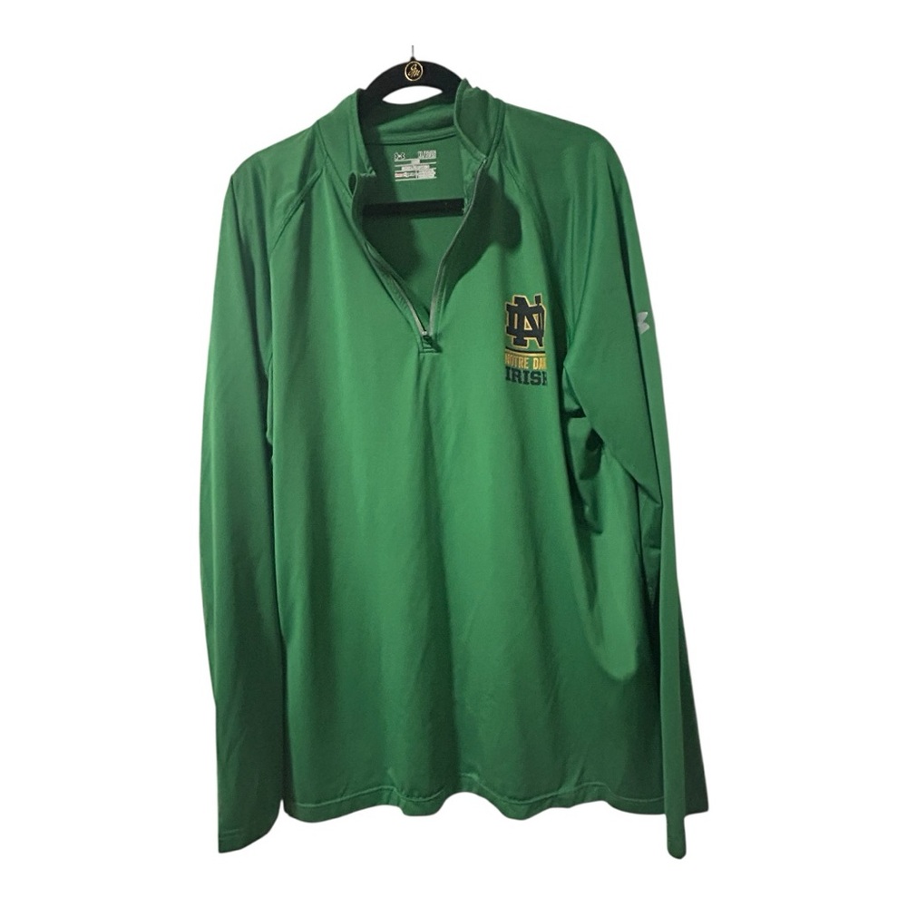Under Armour Green Long Sleeve dry fit pullover